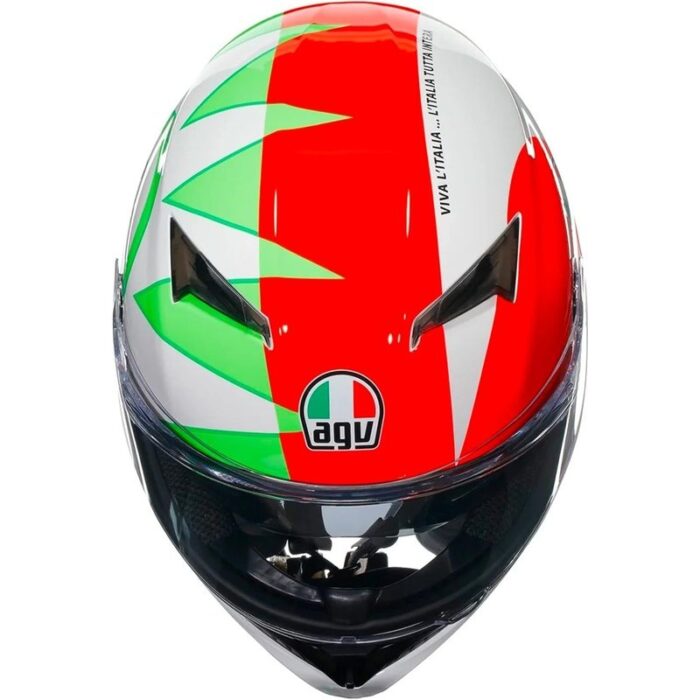 AGV K3 E2206 MPLK Mugello Rojo Casco Integral Moto - Imagen 4