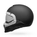 Bell Broozer Cranium Negro Mate/Blanco Casco Modular - Imagen 2