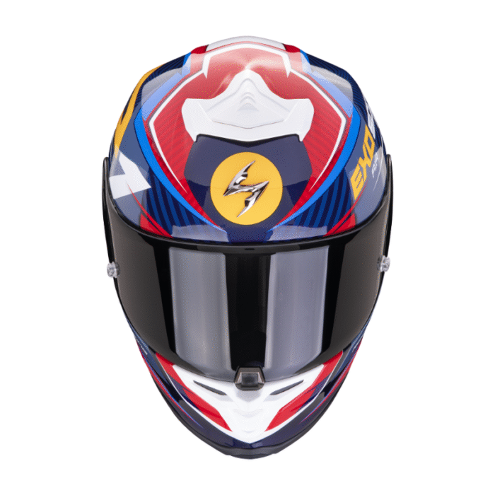 Scorpion EXO-R1 Evo Air Coup Casco Integral Amarillo/Rojo/Azul - Imagen 2
