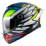 MT Thunder 4 SV Drax B7 Azul Brillo Casco Integral - Imagen 2