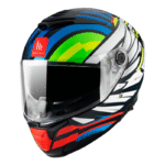 MT Thunder 4 SV Drax B7 Azul Brillo Casco Integral