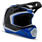 Fox Racing V1 Casco Motocross Azul Original