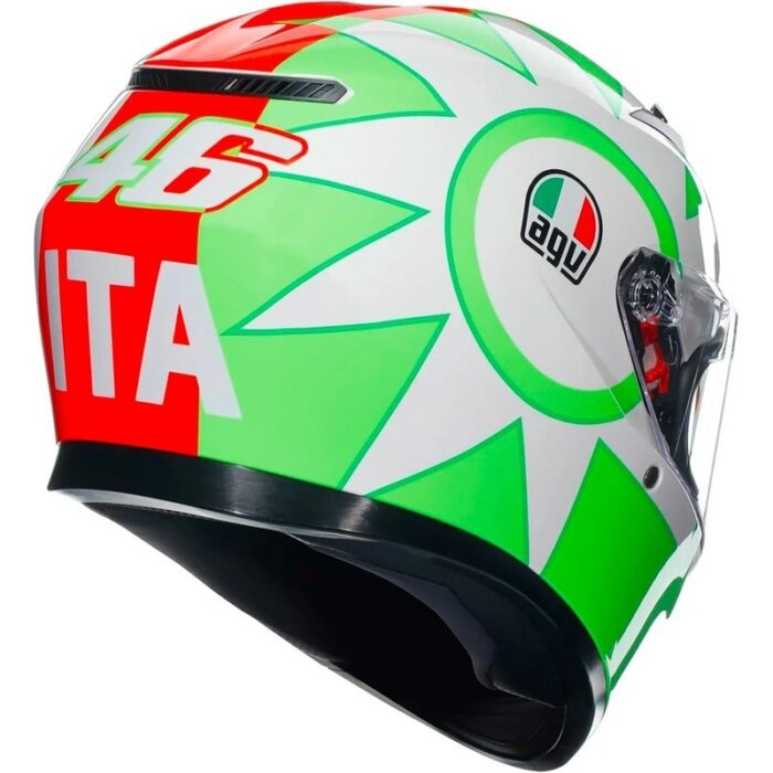 AGV K3 E2206 MPLK Mugello Rojo Casco Integral Moto - Imagen 6