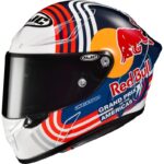 HJC RPHA1 Red Bull Austin GP Casco Moto Integral Blanco/Azul/Rojo Original