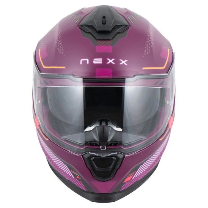 NEXX Y.100R Baron Casco Moto Integral Morado - Imagen 5
