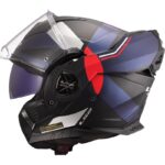 LS2 Advant X Ultra FF901 Casco Modular Fibra de Vidrio Azul/Rojo Original - Imagen 6
