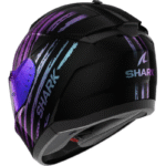Shark Ridill 2 Assya Negro/Purpurina Casco Integral - Imagen 3