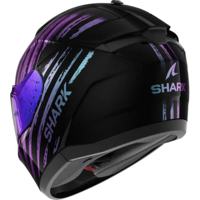 Shark Ridill 2 Assya Negro/Purpurina Casco Integral - Imagen 3