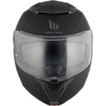 MT Atom 2 SV Solid Negro Mate Casco Modular - Imagen 5
