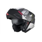 MT Genesis SV Talo Negro/Gris/Amarillo Flúor Mate Casco Integral de Moto Original - Imagen 6