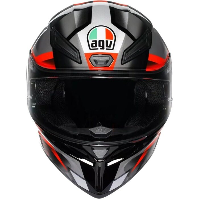 AGV K1 S Fastlap Negro Rojo Casco de Motocicleta Original - Imagen 7