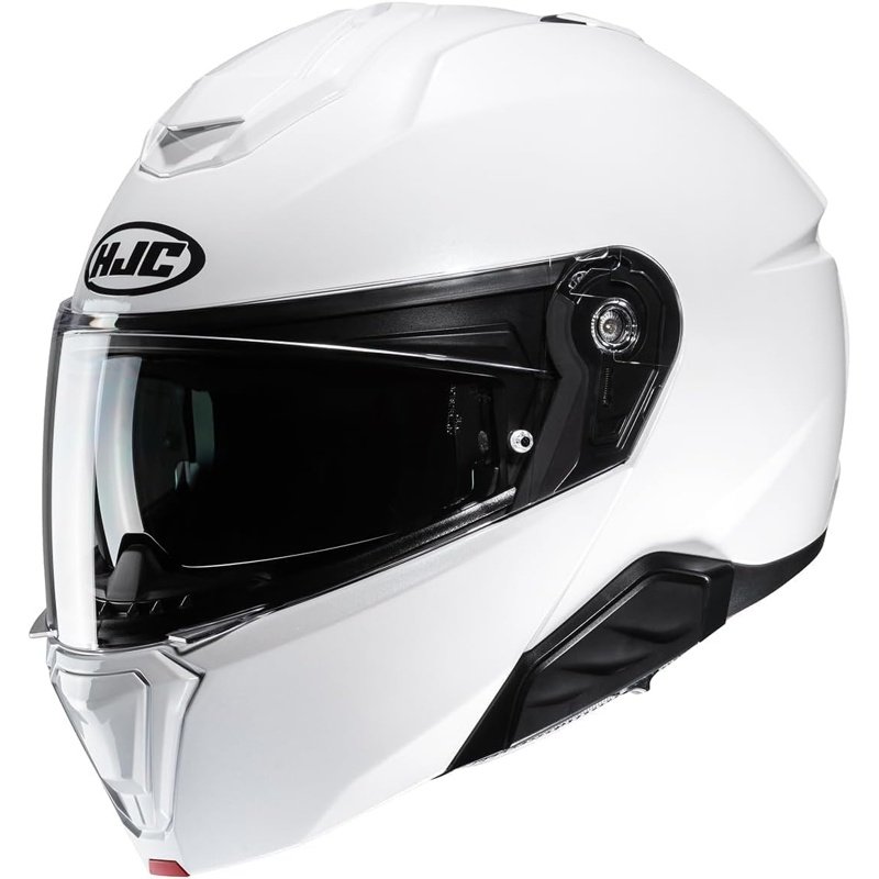 yQgwQj0gpb.jpg HJC i91 Solid Pearl White Casco Modular Moto - Imagen 1