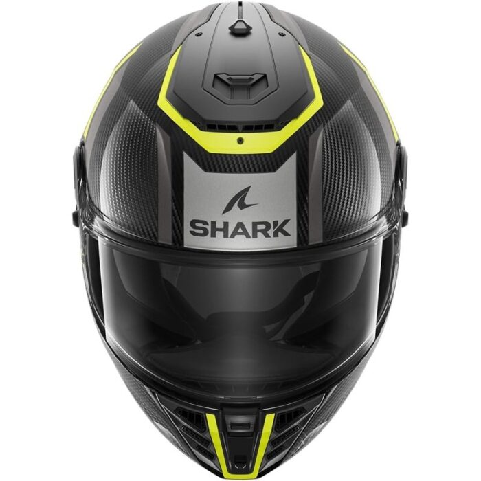 Shark Spartan RS Carbon Shawn DYA Negro/Amarillo Casco Integral Moto - Imagen 3
