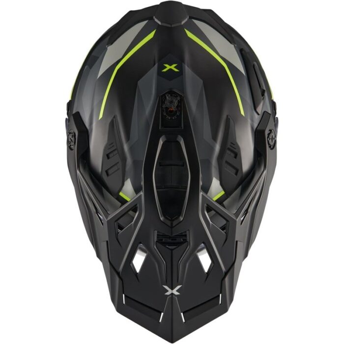 Nexx X.WED3 Trailmania Negro/Amarillo Mate Casco Adventure - Imagen 4