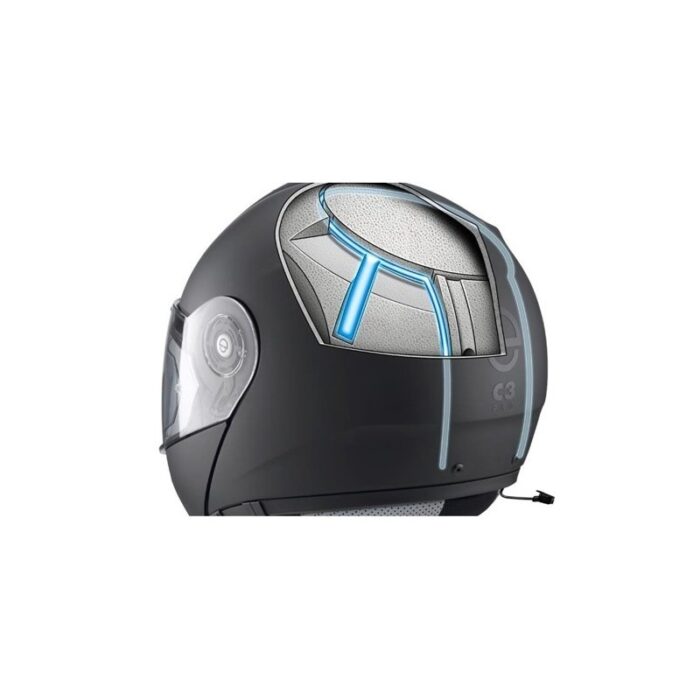 SCHUBERTH C3 PRO Negro Casco Modular de Moto Original - Imagen 8